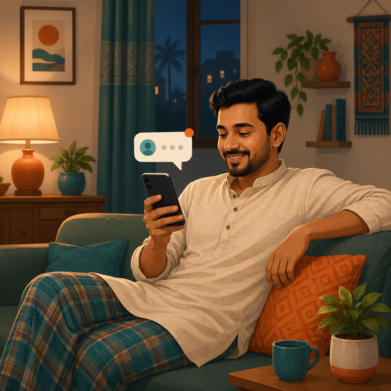 AI assistant answering in Bangla on a website